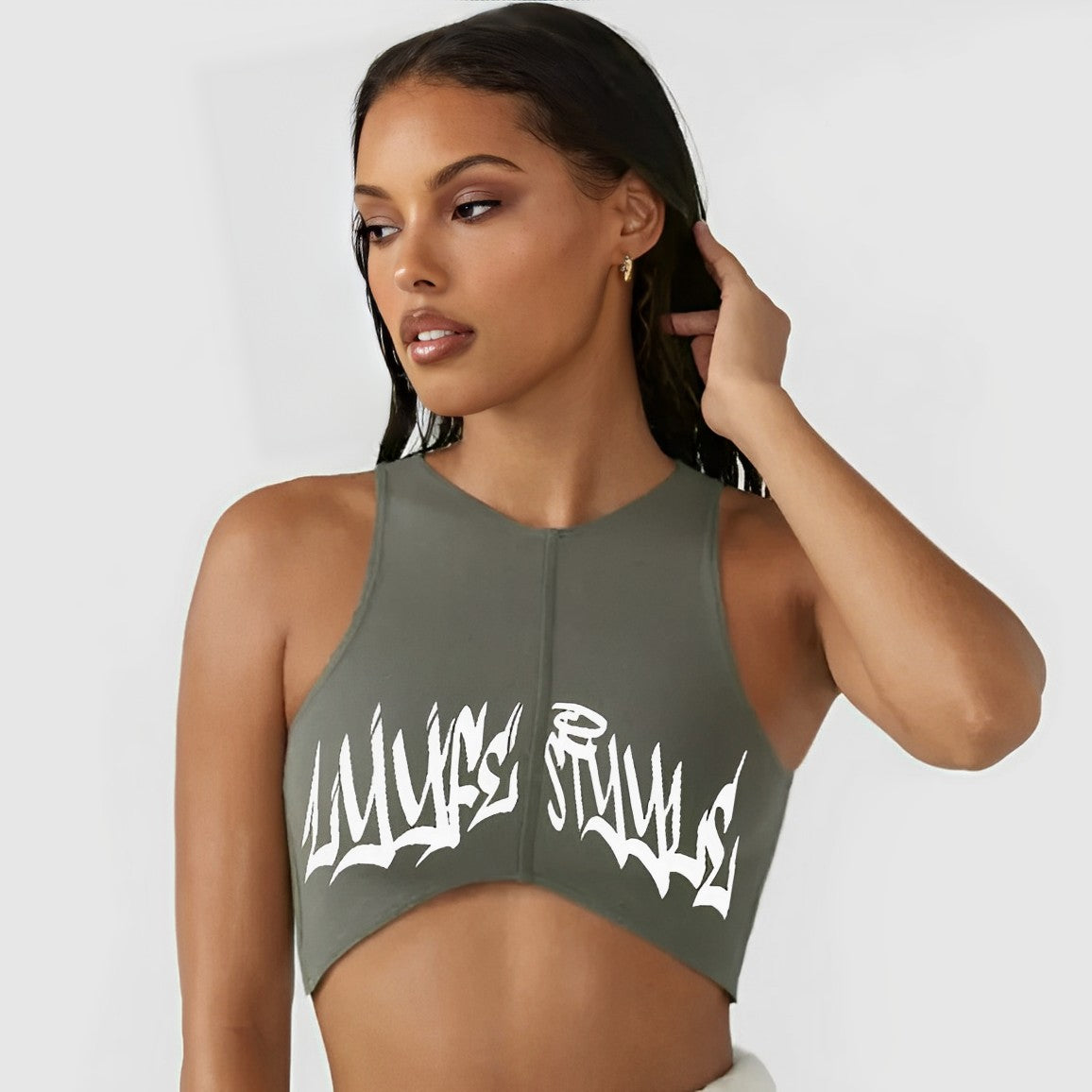 Sports Bra Tank - Graffiti