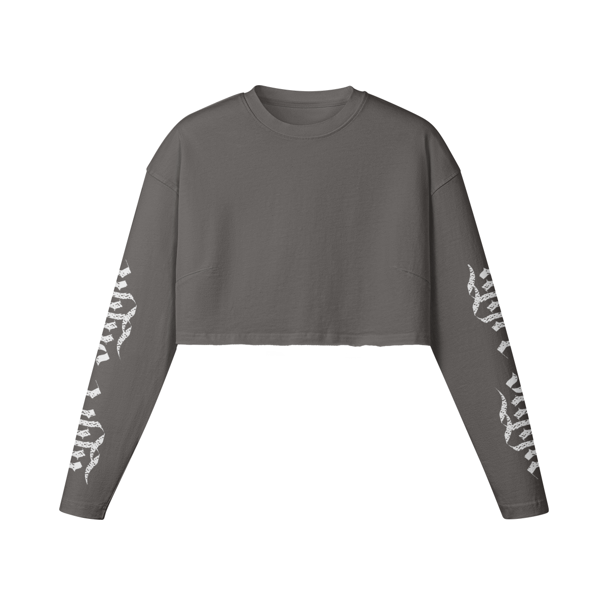 Goth Princess Cropped Long Sleeve Tee