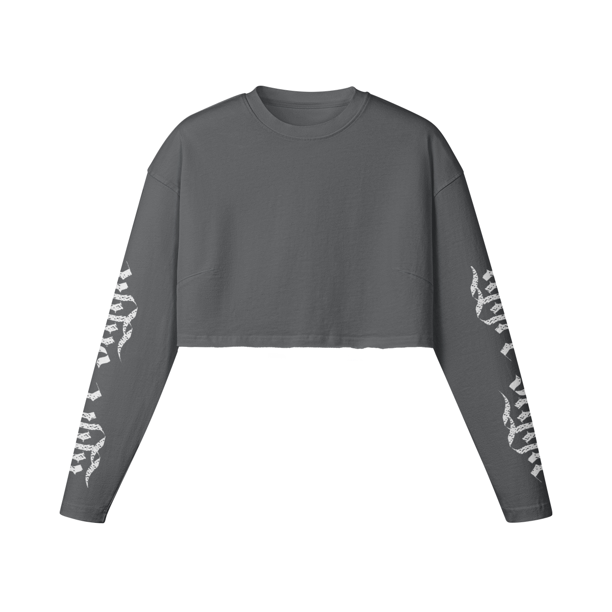 Goth Princess Cropped Long Sleeve Tee
