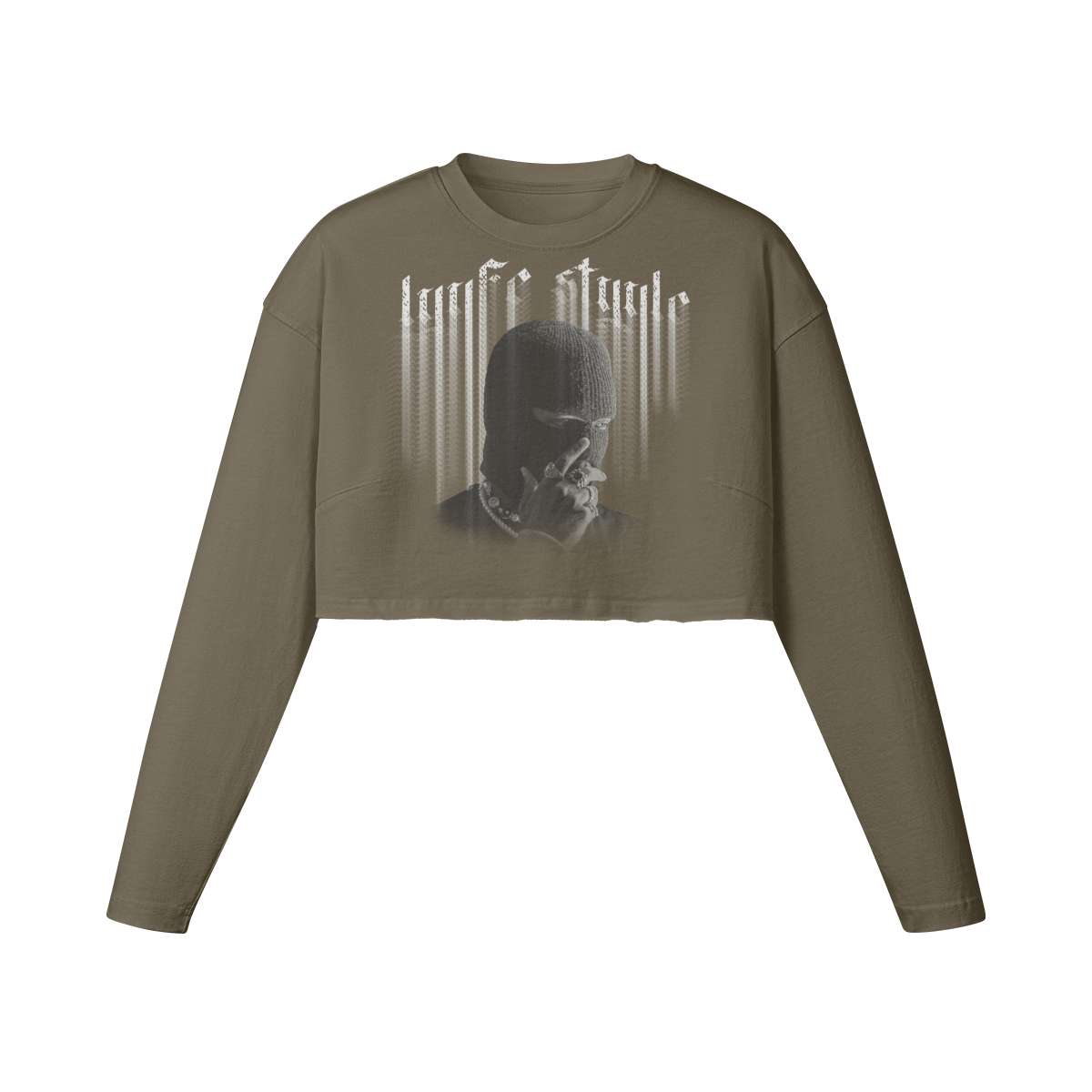 Shiesty Cropped Long Sleeve Tee