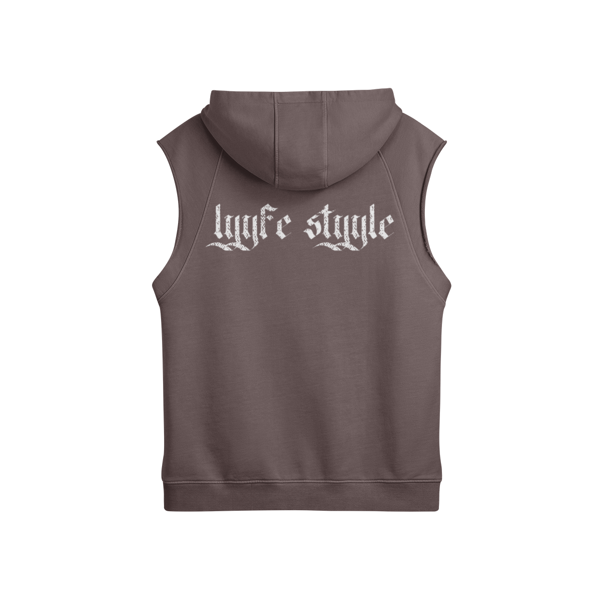 Sleeveless Hooded Sweatshirt