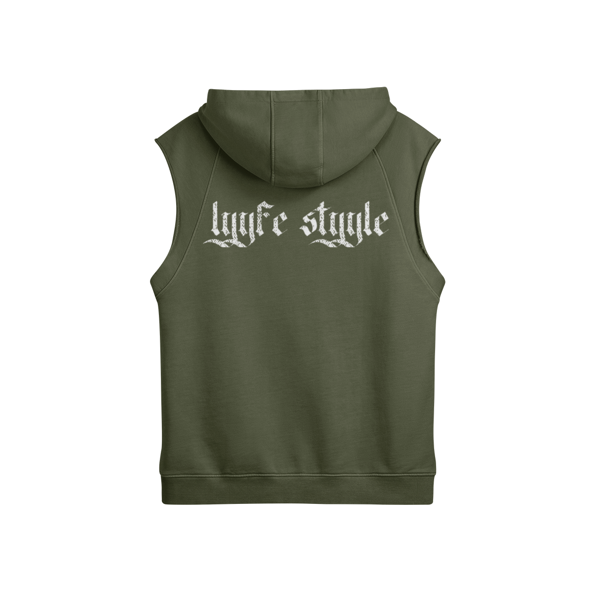 Sleeveless Hooded Sweatshirt